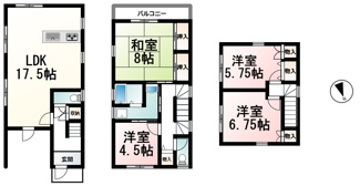 【間取り】 | 草津市野村３丁目