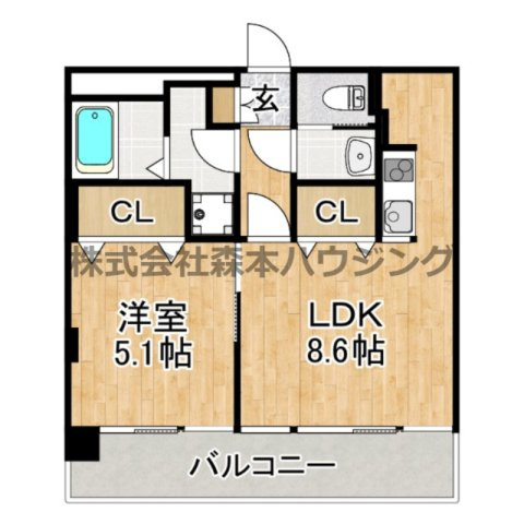 【間取り】 | 　FLAT HOSHIDA 