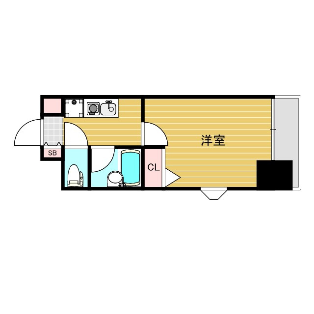 エスリード新大阪第5の間取り