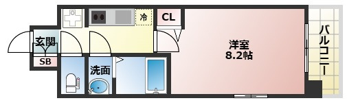 【間取り】 | La Douceur天王寺
