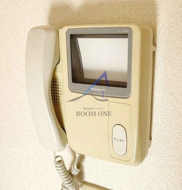スクエア小杉  C棟 のセキュリティ|モニター付きインターホンです。