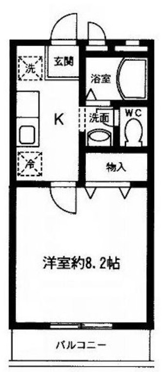 スクエア小杉  C棟 の間取り|間取りです。