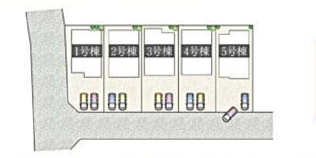 【区画図】 | 桶川市坂田西Ⅱ　タマタウン　新築戸建　全5棟　2号棟