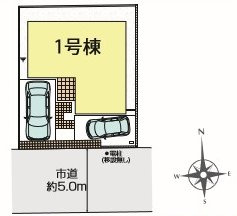 小金井市貫井南町4丁目 中央線 国分寺駅 新築戸建の区画図