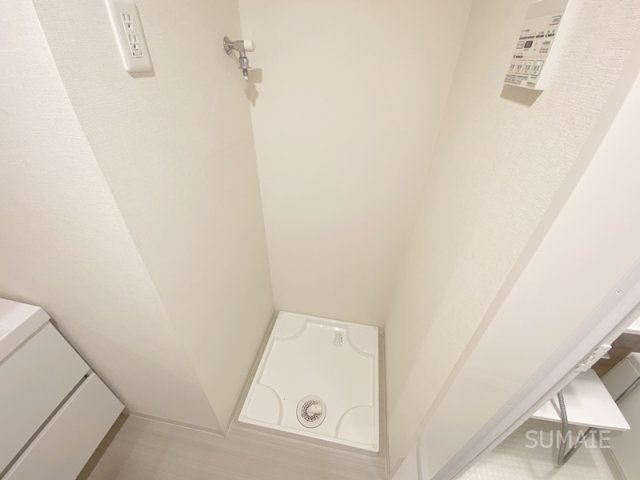 Spica House与野本町の洗面所|室内洗濯機置き場！
