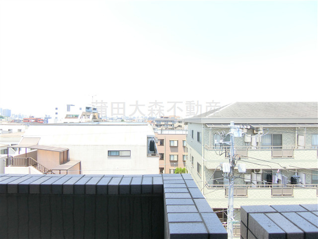 ルーブル蒲田南伍番館の展望|北向きですが目の前に建物が無く眺望◎！