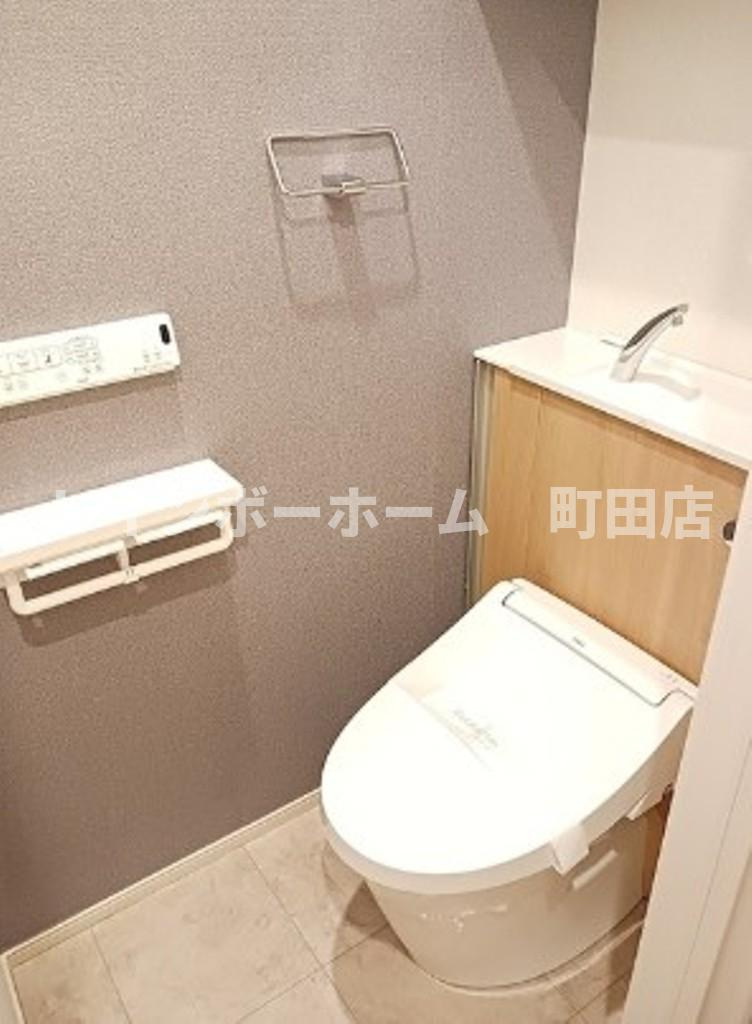 カルム　ヴィラージュ※初期費用分割あと払いサービス利用可能物件のトイレ