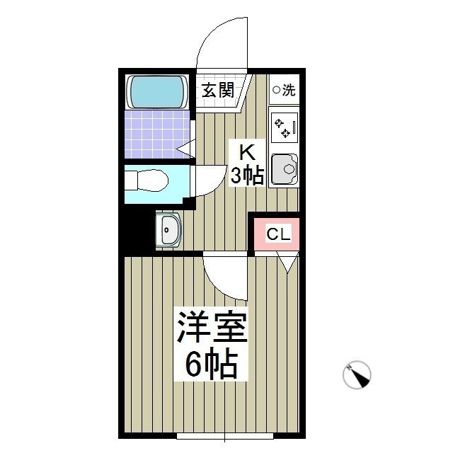 メゾンドジュネス大森台の間取り
