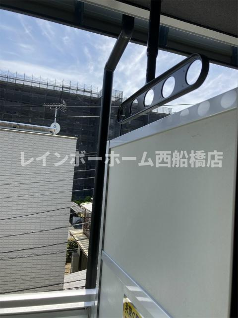 グレイス下総中山のバルコニー