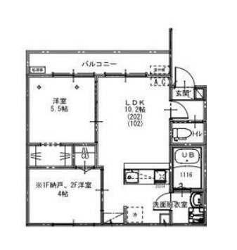 KEIAI RESIDENCE 北小金Ⅲの間取り