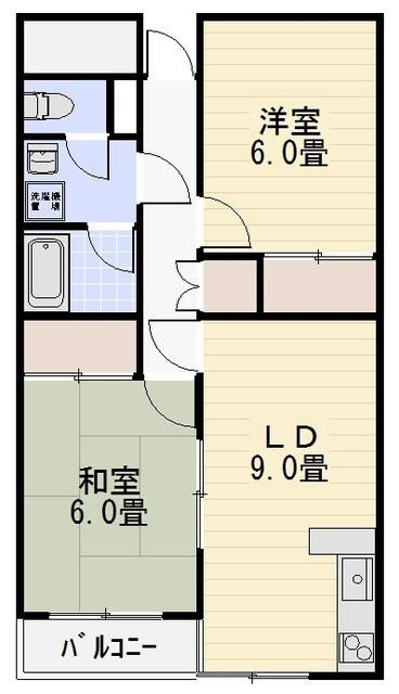 横浜市瀬谷区瀬谷６丁目の賃貸マンションの間取り