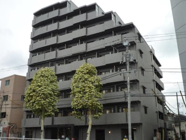 【外観】 | ルーブル方南町弐番館 | 鉄筋コンクリート造のがっちりとした建物。