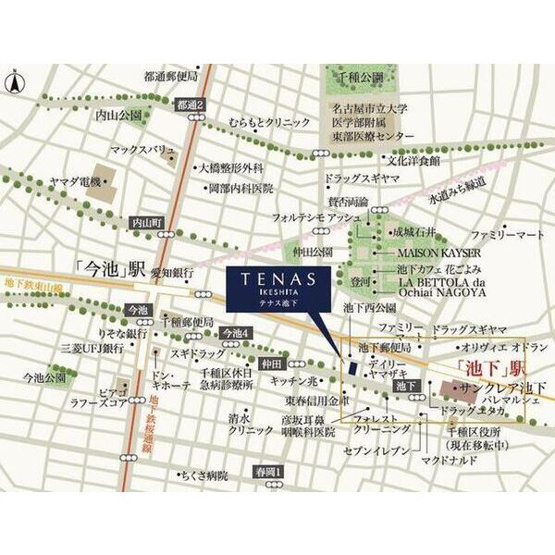 【地図】 | TENAS池下(テナス池下)