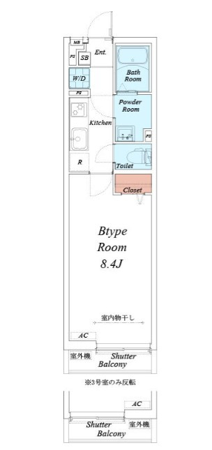 リブリ・松戸Ⅱの間取り
