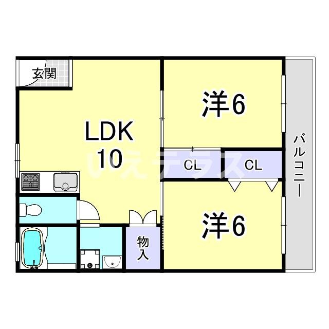 清水荘2の間取り
