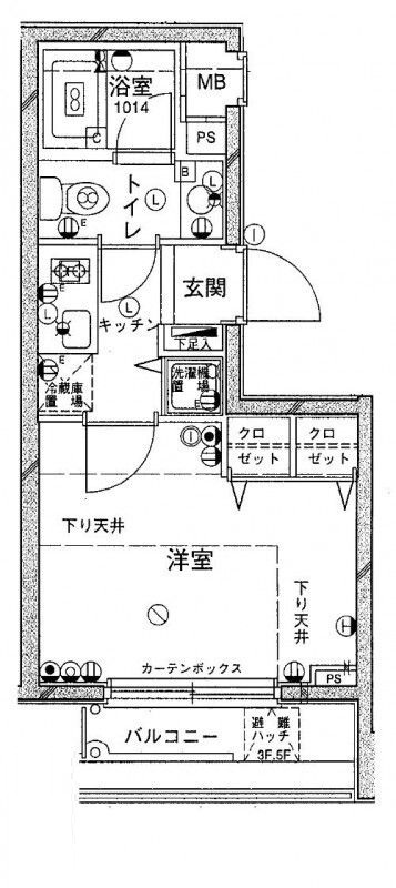 パークサイド亀戸の間取り|間取りです。