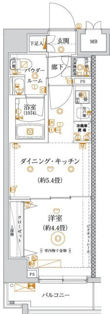 ガリシア亀戸水神の間取り