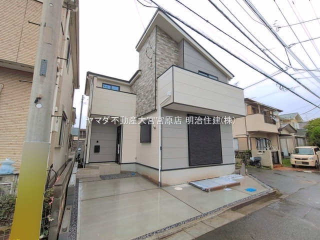 見沼区堀崎町8期の前面道路含む現地写真
