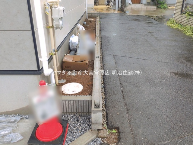 見沼区堀崎町8期の前面道路含む現地写真