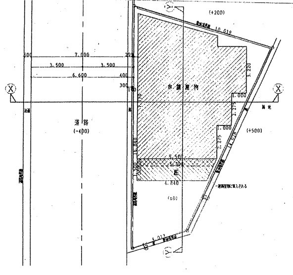 夢前町寺倉庫の区画図
