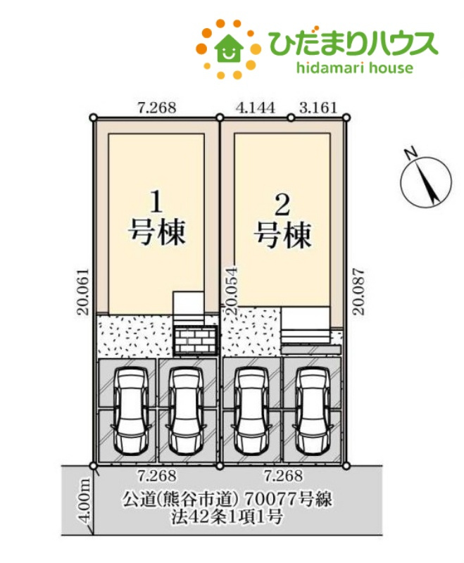 熊谷市見晴町　第4　新築一戸建て　リーブルガーデン　02の区画図