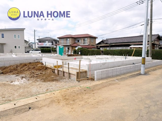 土浦市中高津第10　新築戸建　3号棟の前面道路含む現地写真|お仕事前後の「早朝」「夜間」対応も可能です◎お時間がなかなかとれない方も、柔軟に調整いたします♪