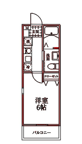 【間取り】 | シャトーライフ菊名Ⅰ