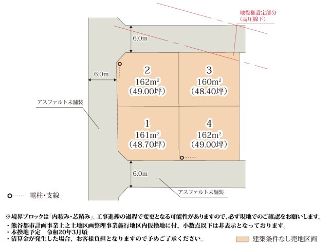 ワイウッドコート熊谷市上之第11期【建築条件なし売地】の画像