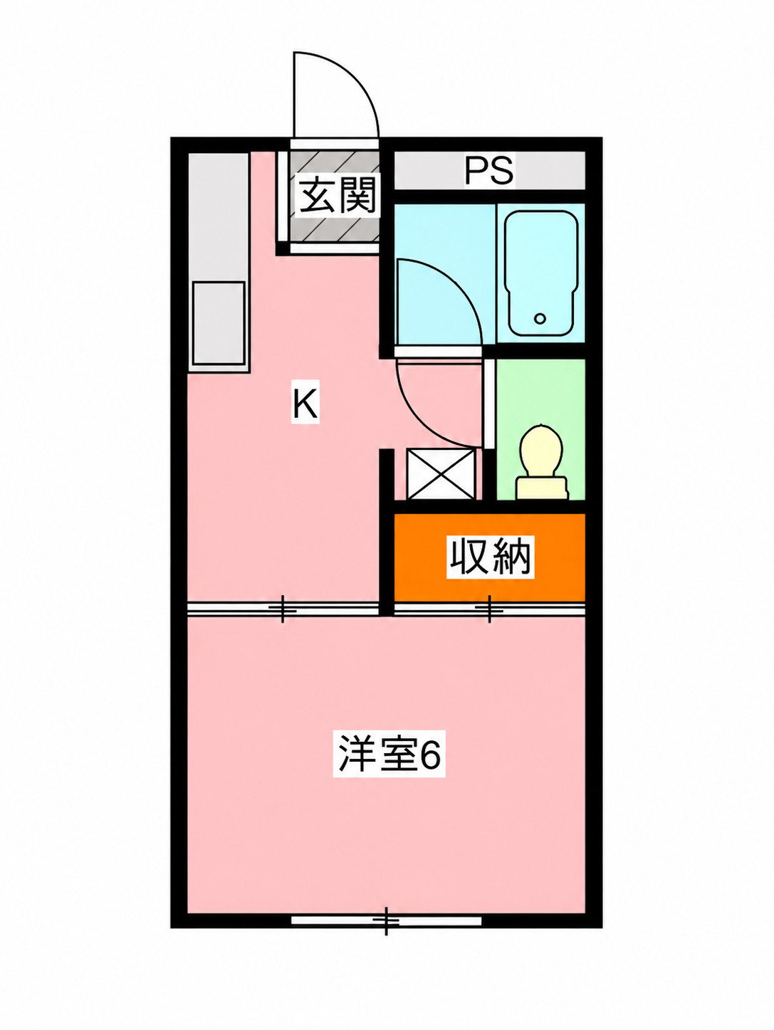 パストラルハウスＣ棟の間取り