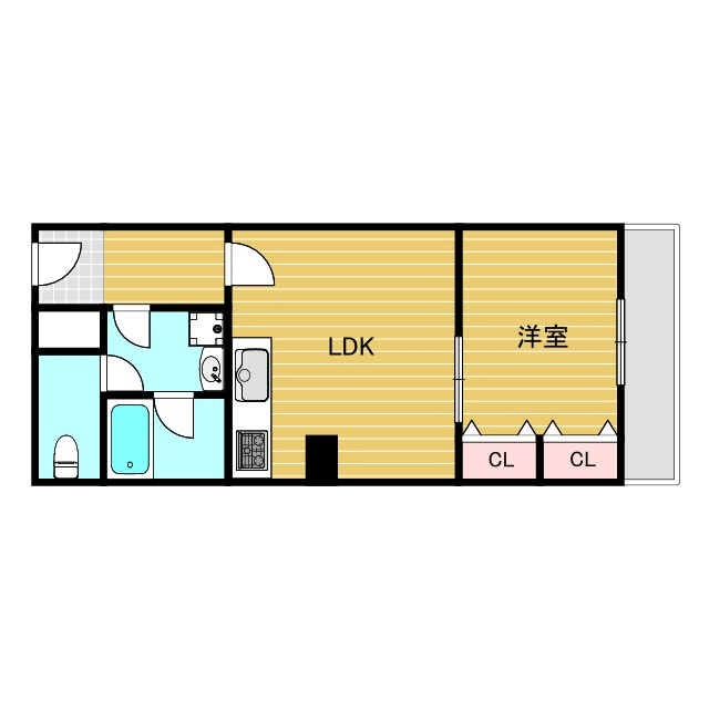ネオライフ新大阪東棟の間取り