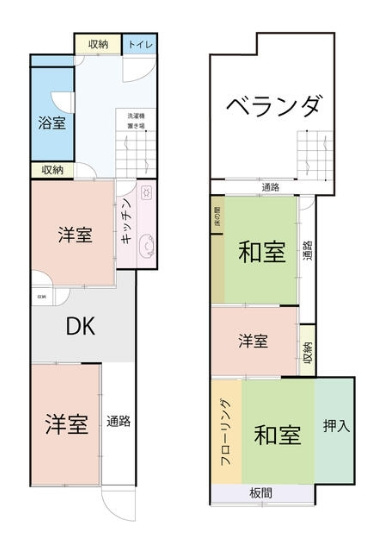 中京区壺屋町貸店舗の間取り