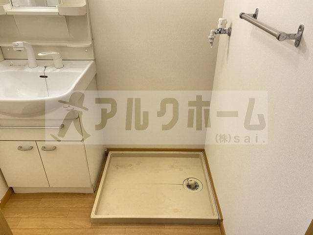 スカイマンションの洗面所