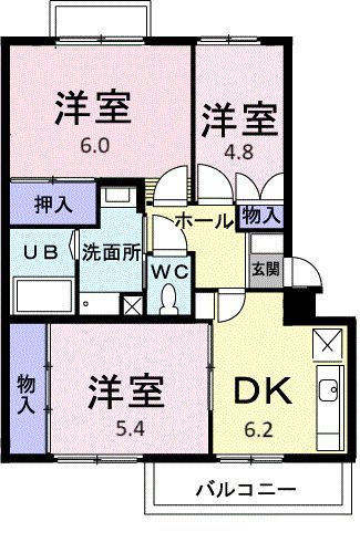 ロイヤルヒルズの間取り