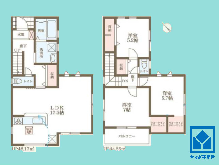 宇治市羽拍子町の間取り