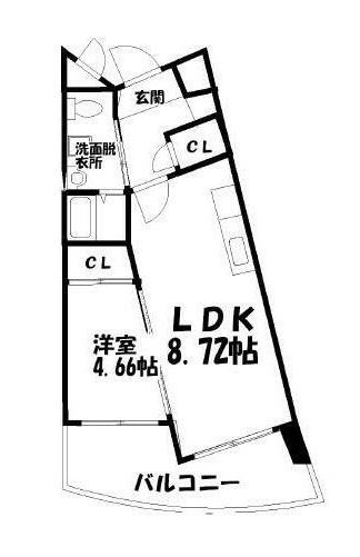 BRIS中井の間取り