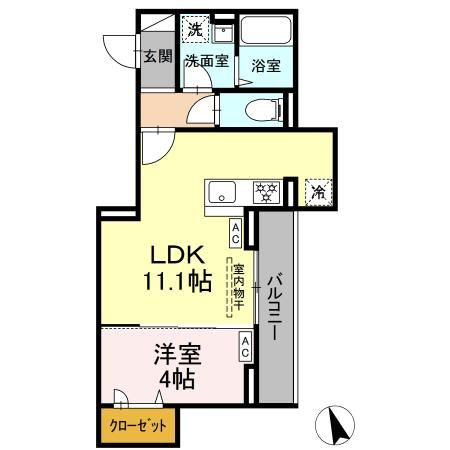 アヴニール コートの間取り
