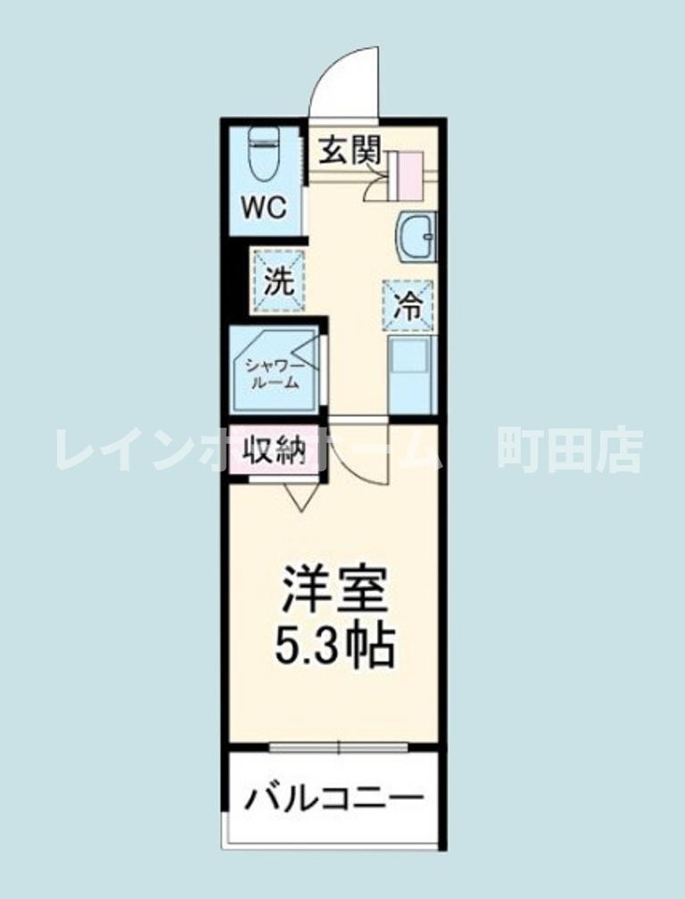 MELDIA小田急相模原２※初期費用分割後払いサービス利用可能物件の間取り