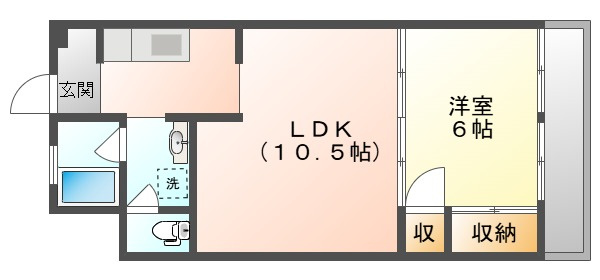 メゾン小松の間取り
