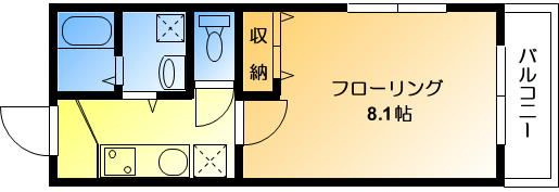アレーハウスの間取り|間取りです。