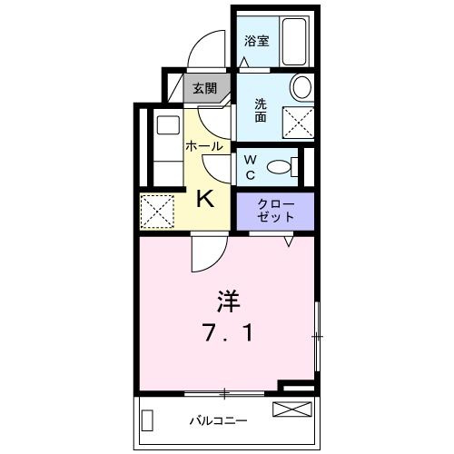 フルール・ド・リス　Ⅰの間取り|間取りです。