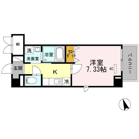 コンフォール さくらの間取り