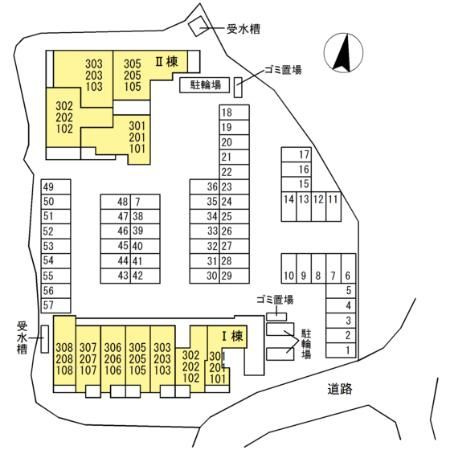 DiosPersimmon長泉　Ⅰ棟の区画図