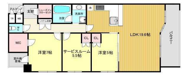 【間取り】 | レ・ジェイド西宮北口