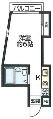 スカイコート後楽園の間取り