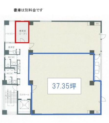 心斎橋アサノビルの間取り
