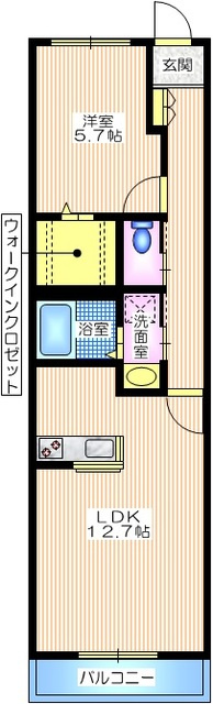 パークサイドハイムの間取り
