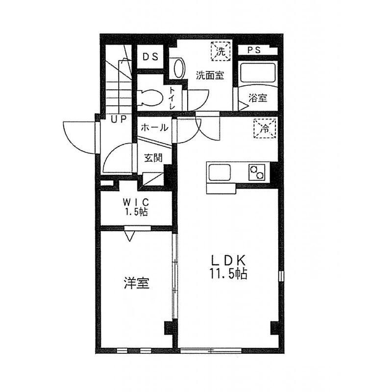 エスの間取り|間取りです。