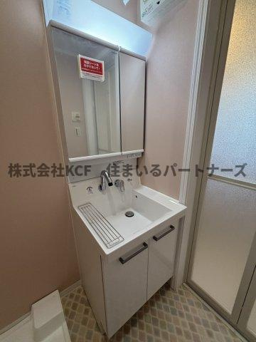 ローズコートの独立洗面台|独立洗面台、朝の身支度には欠かせません