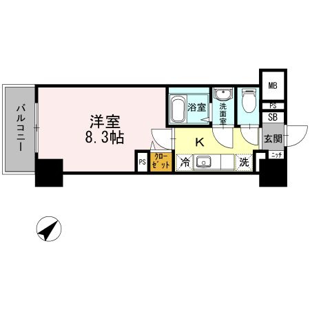 ＪＰ ｎｏｉｅ　早稲田の間取り