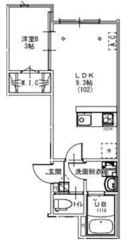 SAIRIS五香南の間取り